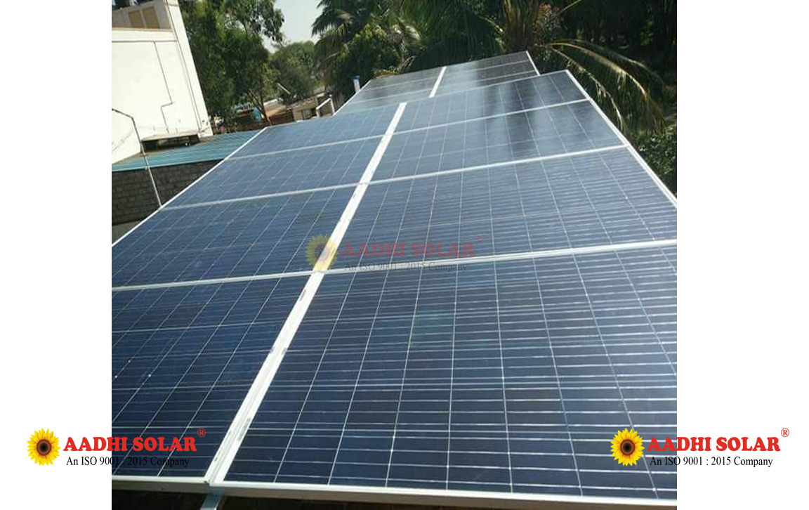 Aadhi Solar Power Plant On Grid